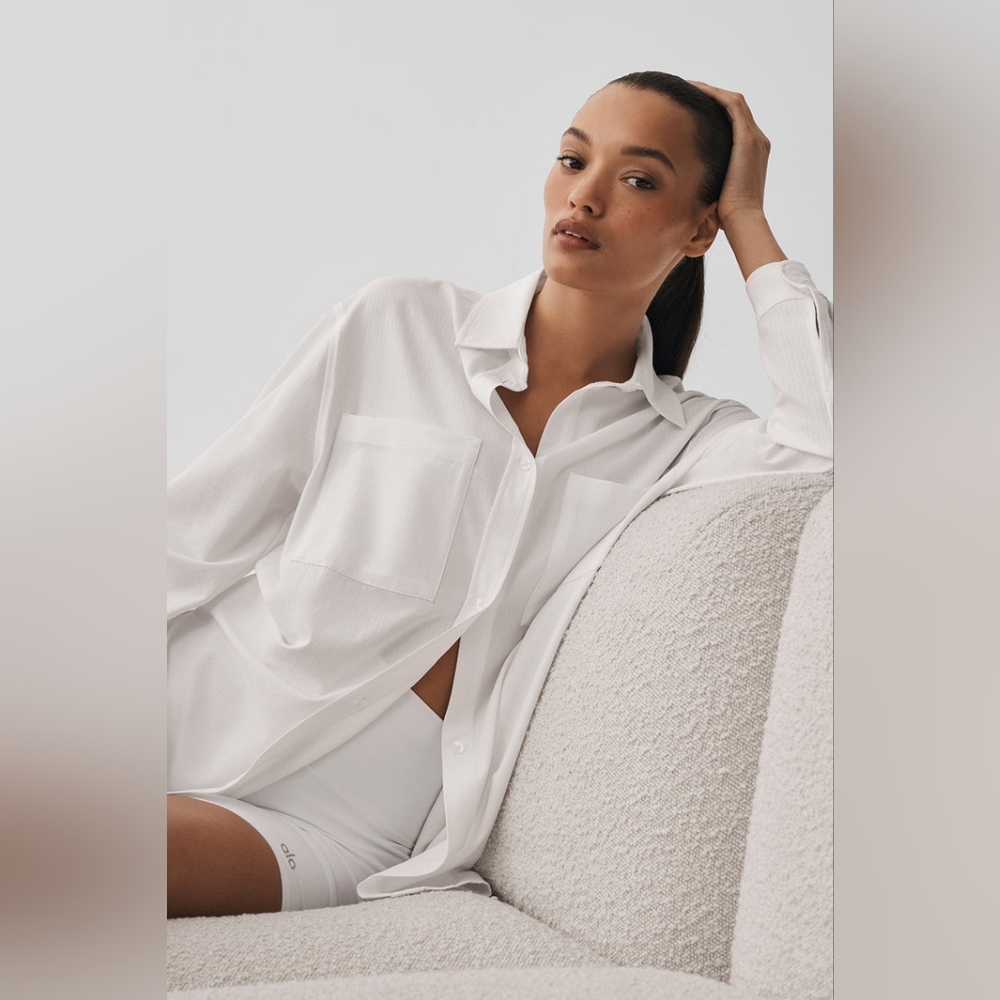 Alo Yoga Dreamscape Button Down Long Sleeve